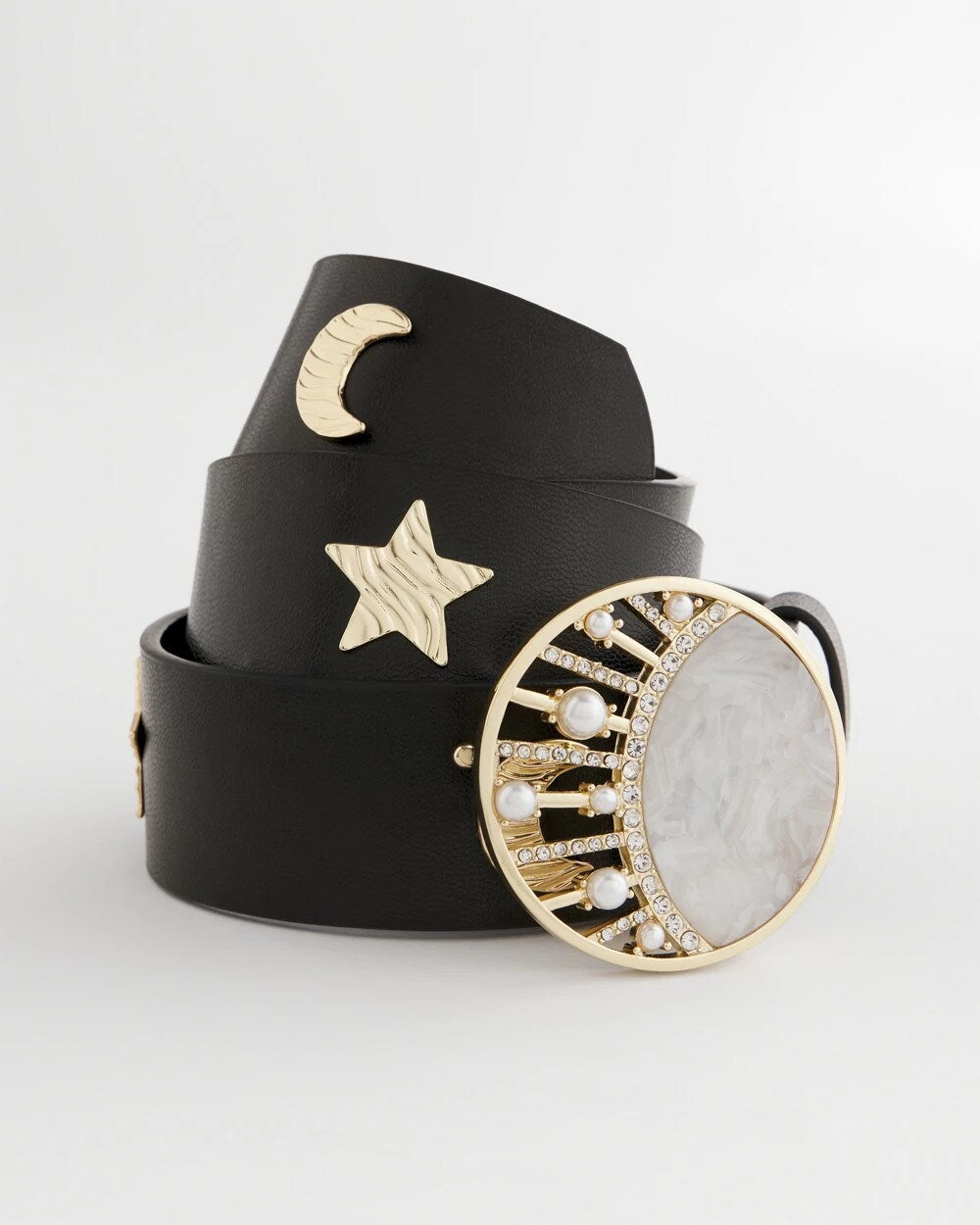 Black Moon & Stars Trouser Belt