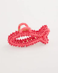 Coral Coral Fish Raffia Hair Clip