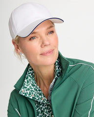 Alabaster Baseball Piping Perforated Sport Hat