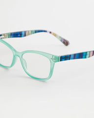Green Multi-Stripe Square Readers