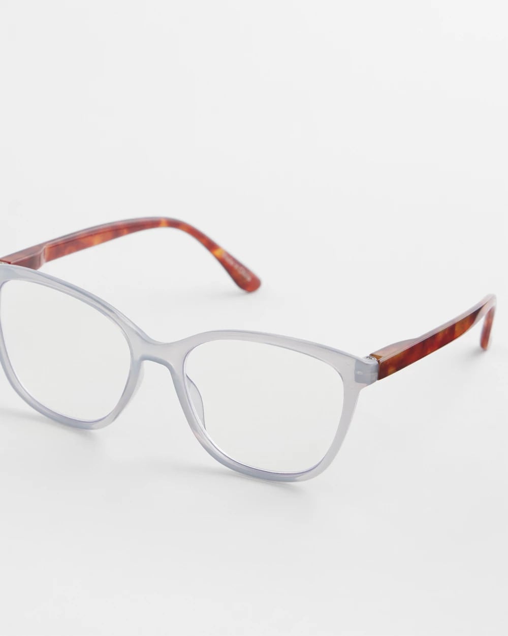 Light Blue Opaque Color Block Readers