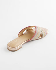 Metallic Multi Palma Slide Sandals