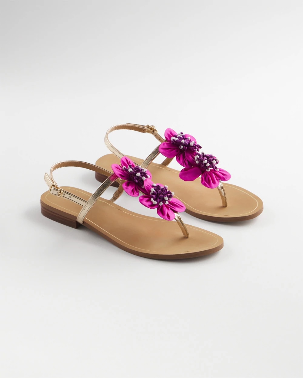Pink Sunset Flower Sandal