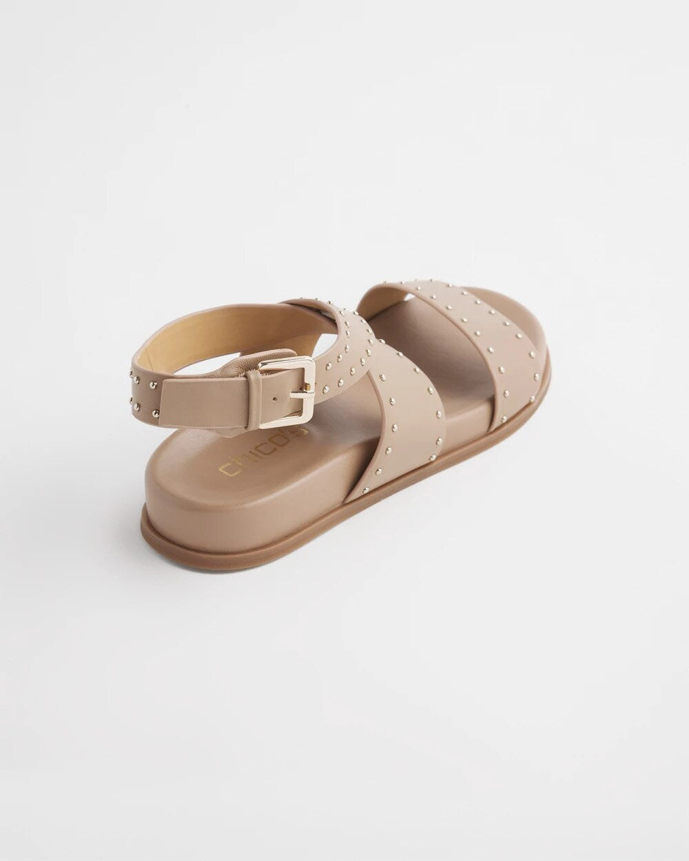 Dark Natural Tan Leather Sandals