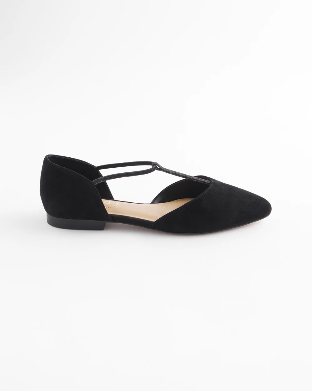 Black Glory Pointed Toe Flats