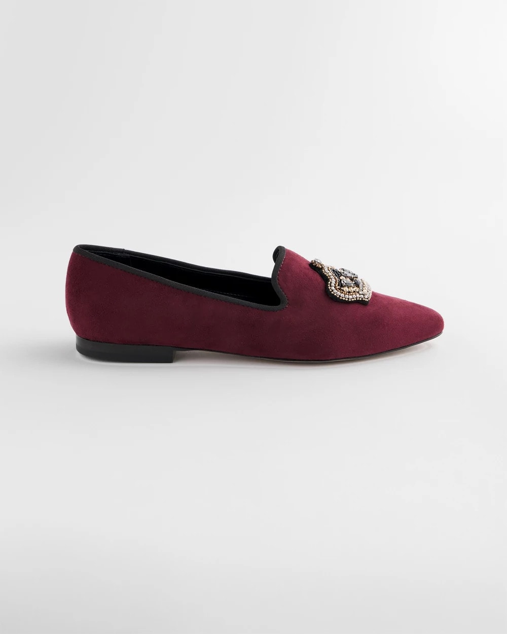 Blackened Burgundy Grace Queen Bee Slip-On Loafers