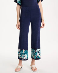 Kings Navy Travelers™ Palm Border Crop Pant