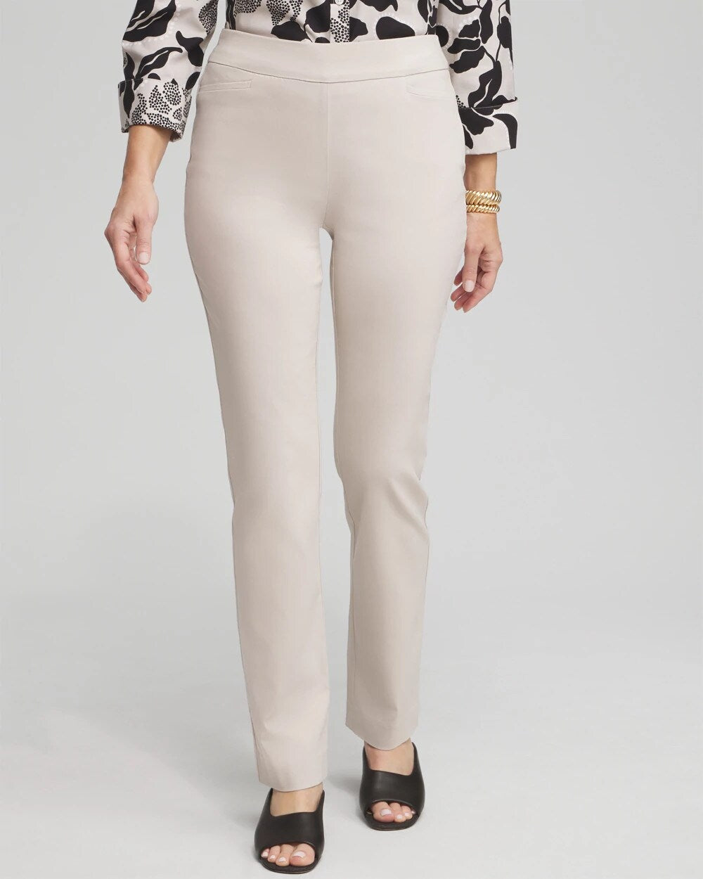 Smokey Taupe Brigitte™ Slim Pull-On Pants