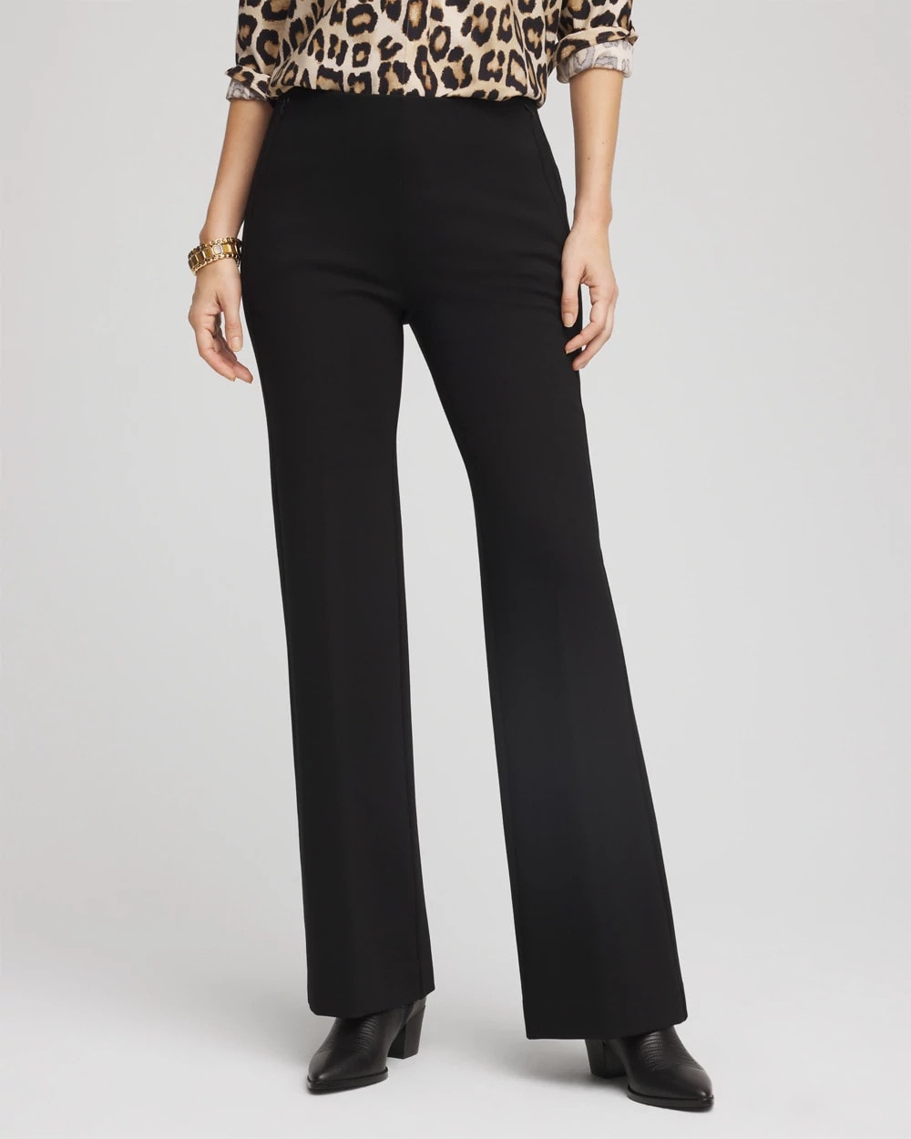 Black Juliet Wide Full Length Pant