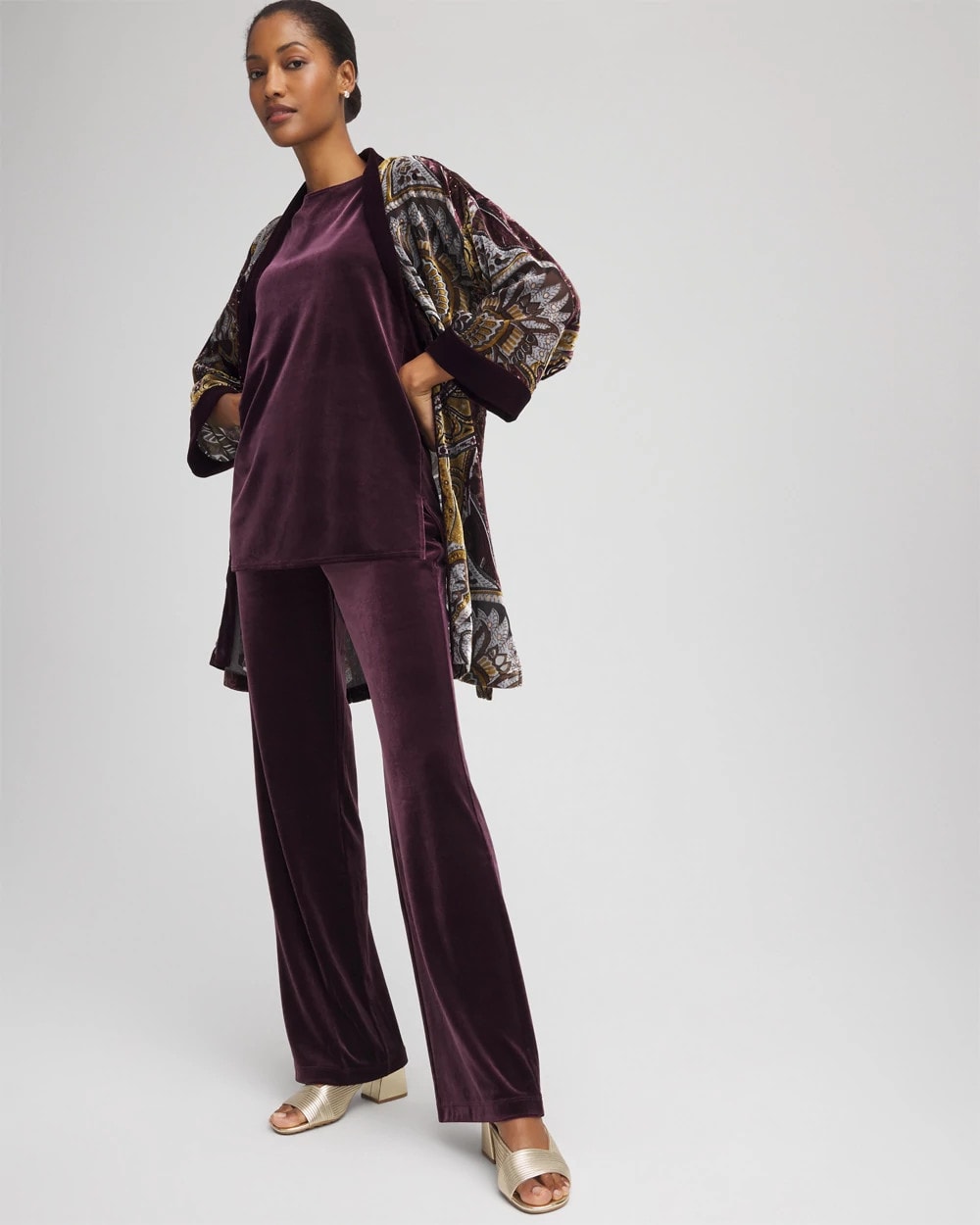 Night Bloom Travelers™ Velvet No Tummy Pants