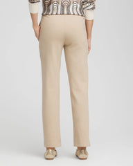 Taupe Heather Juliet Straight Ankle Pants