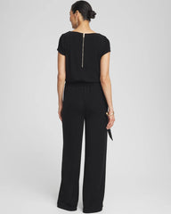 Travelers Black Travelers™ Cap Sleeve Jumpsuit