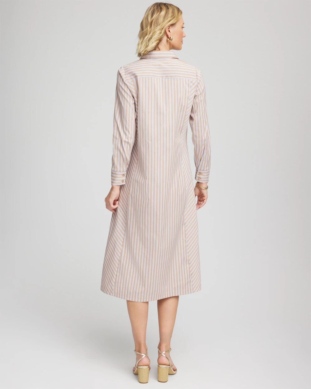 Vanilla Chai Vanilla Chai Striped Shirtdress
