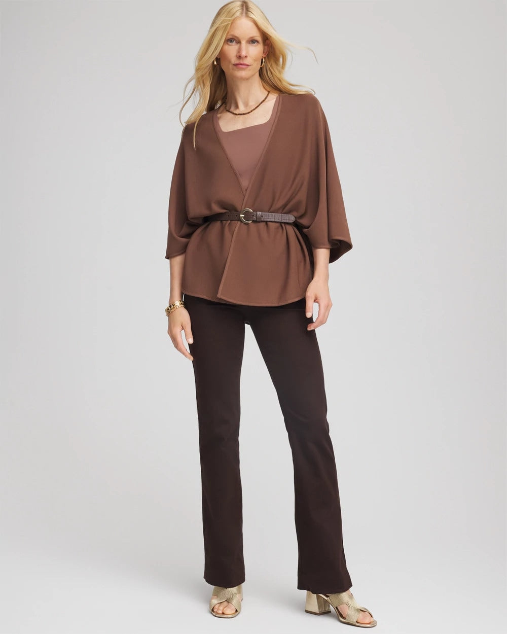 Cocoa Bean Pull-On Slim Bootcut Jeggings