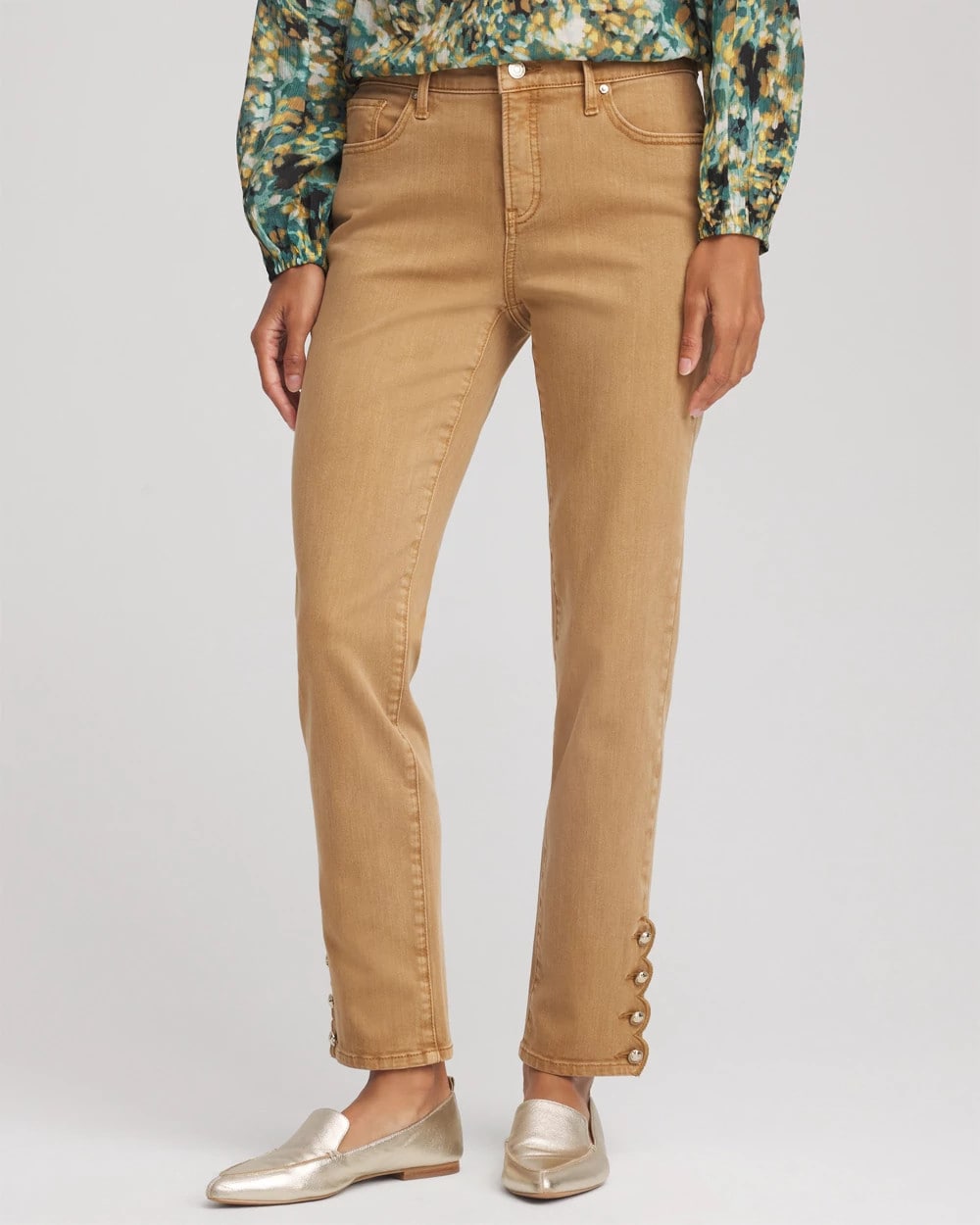 Caramel Apple Girlfriend Slim Ankle Jeans