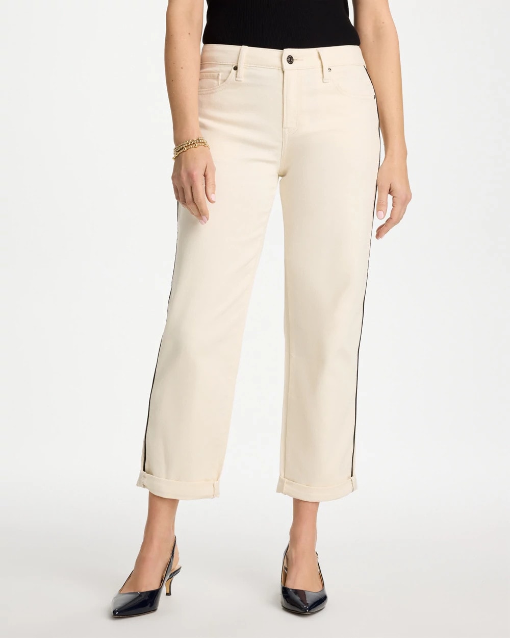 Sea Salt Relaxed Boyfriend Jean