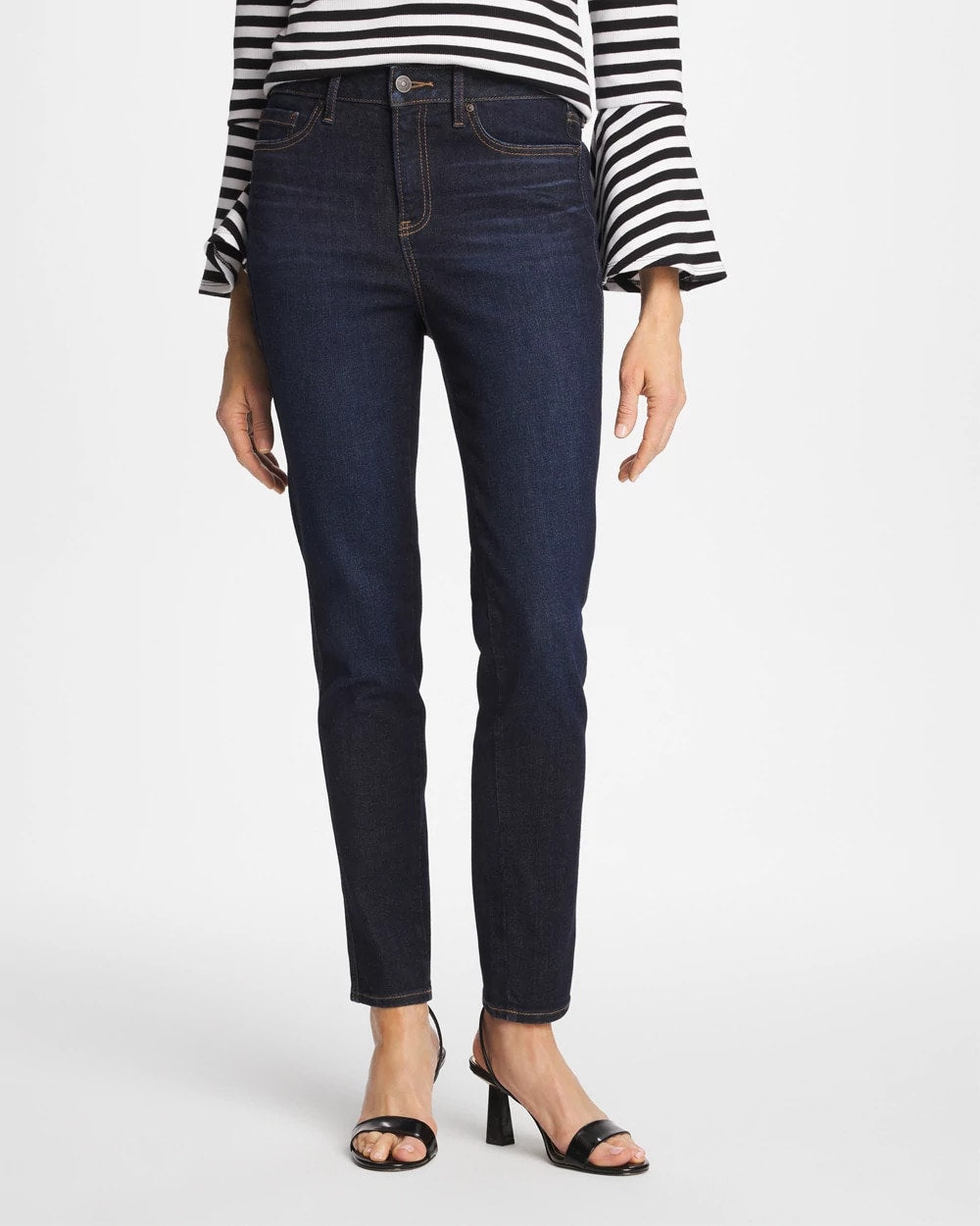 Scarlet Oak Indigo Skinny Ankle Jeans