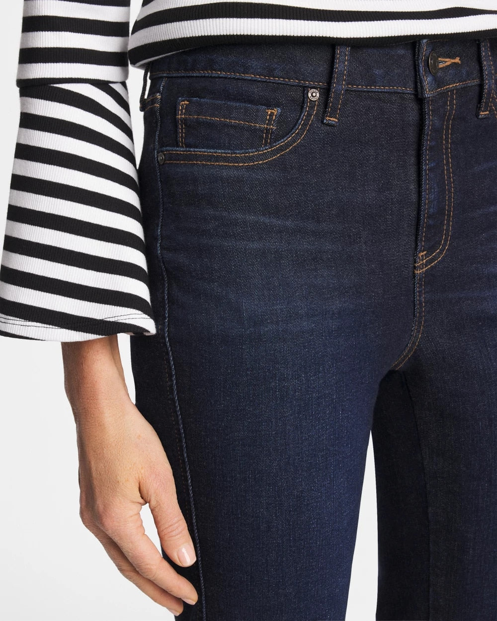 Scarlet Oak Indigo Skinny Ankle Jeans