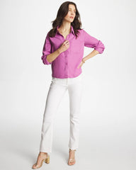 Violet Shadow Classic Collared Denim Shirt