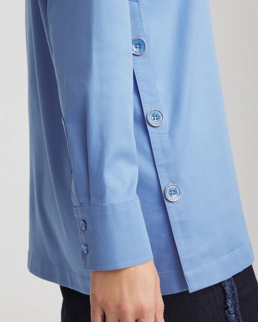 Tidal Blue No Iron™ Stretch Tunic