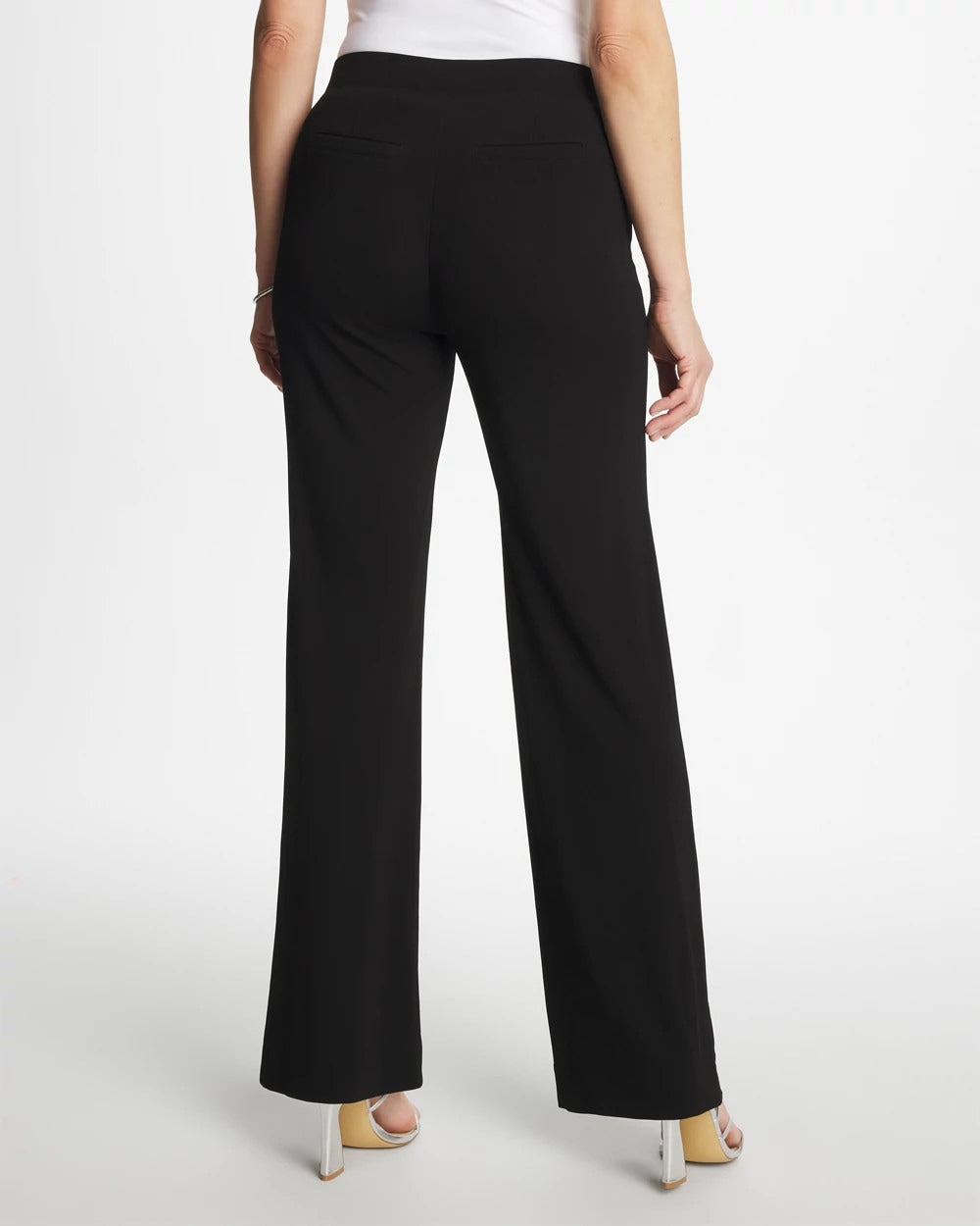 Black Matte Jersey Pants