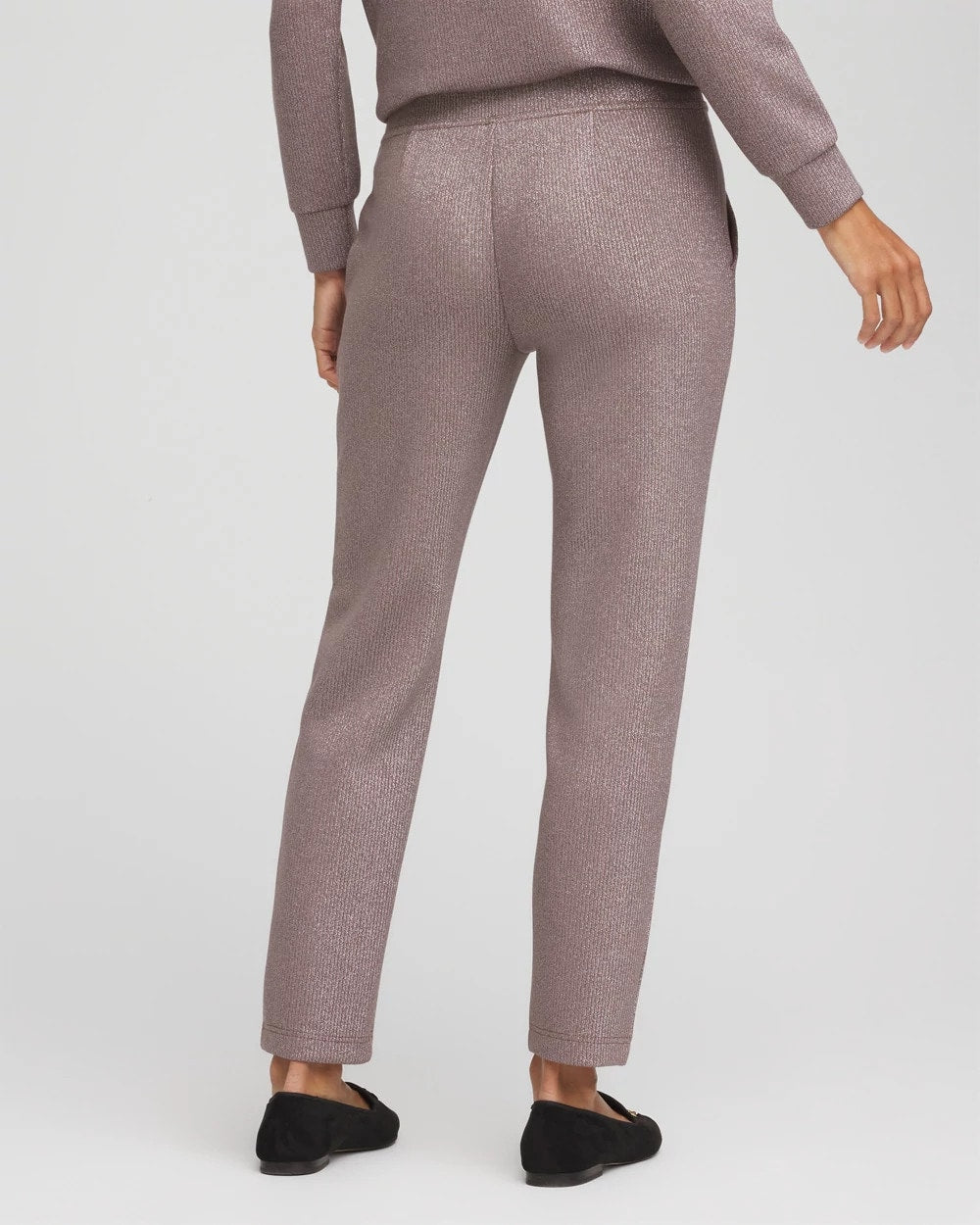 Walnut Zenergy® Sparkle Tapered Ankle Pants