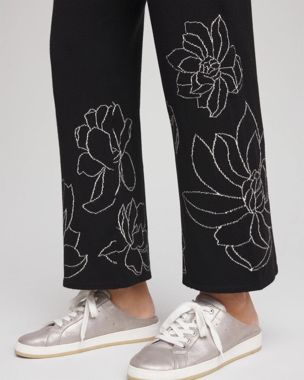 Black Zenergy® Luxe Intarsia Pants