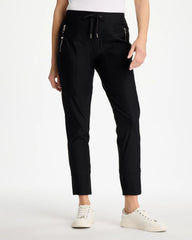 Black Zenergy® Seam Detail Stretch Pants
