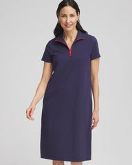 Passport Blue Zenergy® UPF Half-Zip Dress