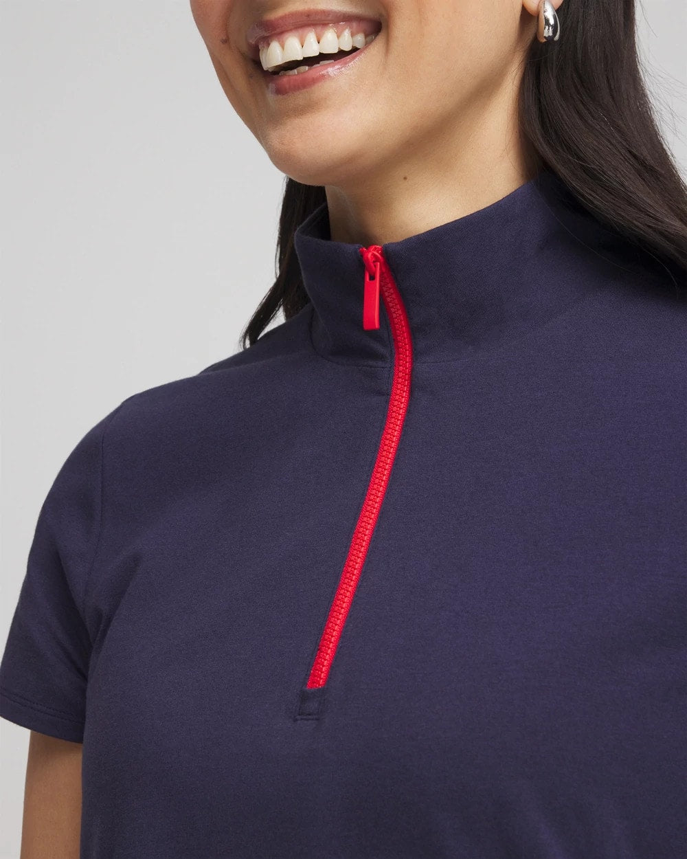 Passport Blue Zenergy® UPF Half-Zip Dress