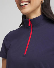 Passport Blue Zenergy® UPF Half-Zip Dress