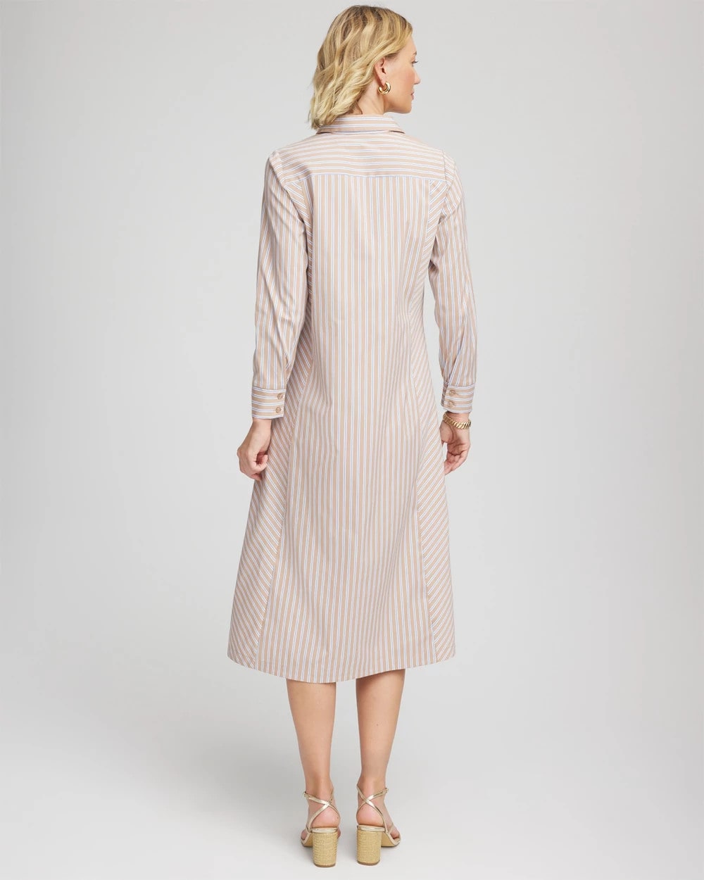Vanilla Chai Vanilla Chai Striped Shirtdress