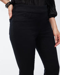 Black Black Pull-on Bootcut Jeggings