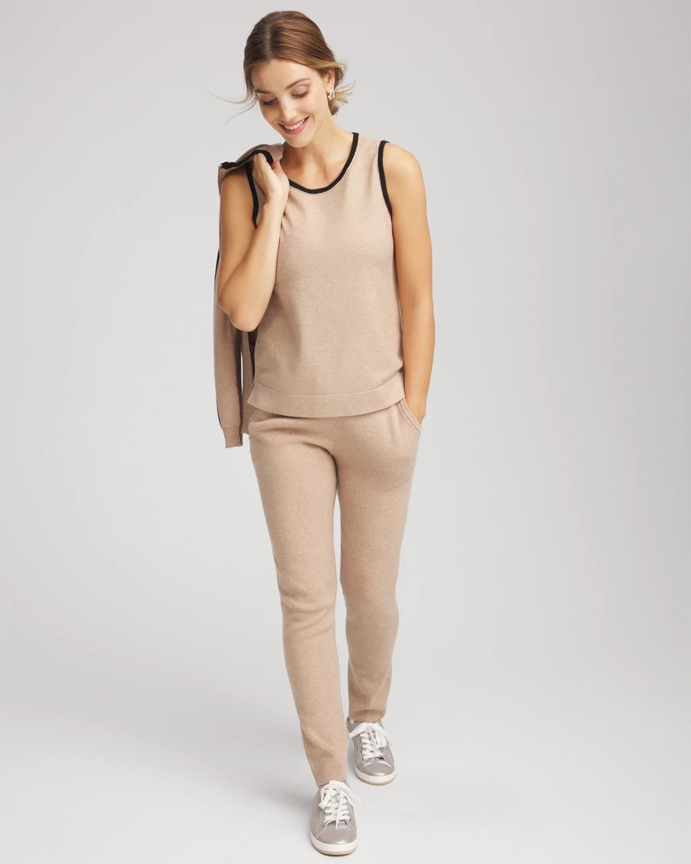 Champagne Fizz Zenergy® Luxe Cashmere-Blend Tank