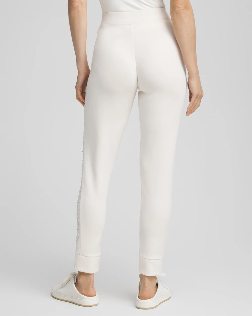 English Cream Zenergy® Rhinestone Joggers
