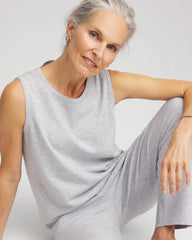 Frosted Gray Heather Zenergy® Luxe Diamante Tank