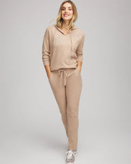 Champagne Fizz Zenergy® Luxe Embroidered Pullover Sweater