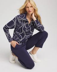 Passport Blue Zenergy® Soft Melody Half-Zip Top