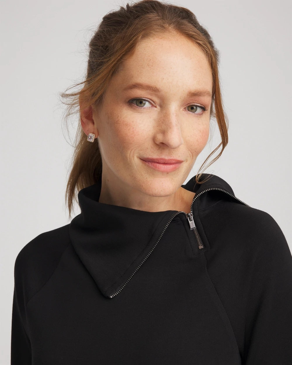 Black Zenergy® Soft Popover Top