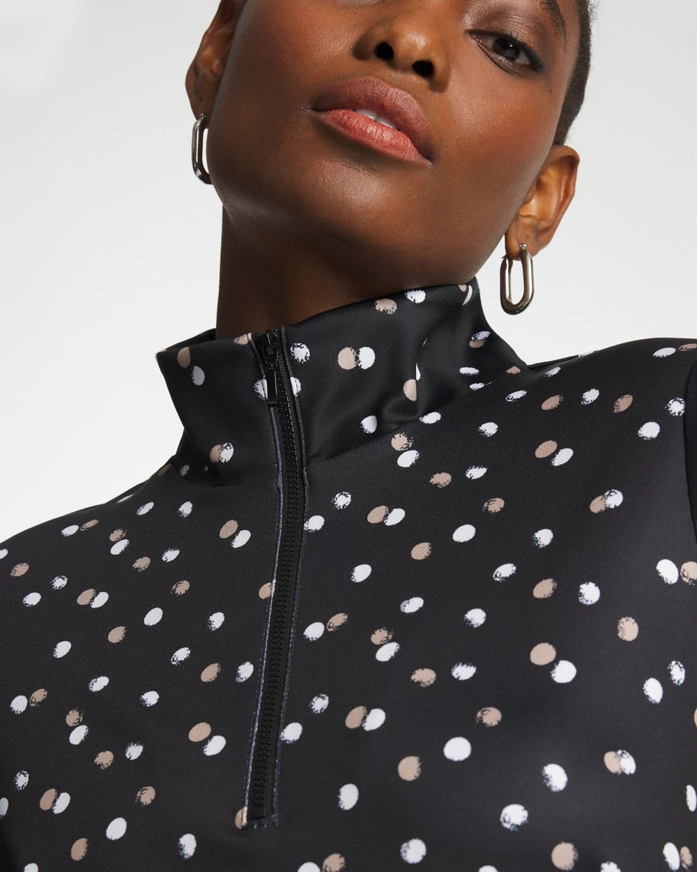 Studio Taupe Zenergy® UPF Spotted Half Zip