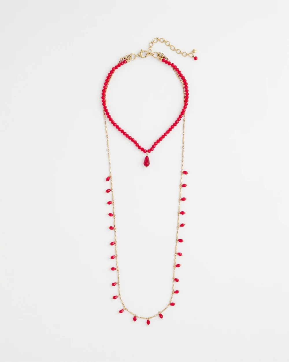 Red Convertible Red Necklace