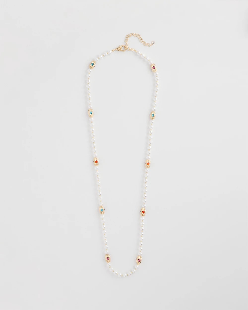 Pearl Goldtone Faux Pearl Single-Strand Necklace