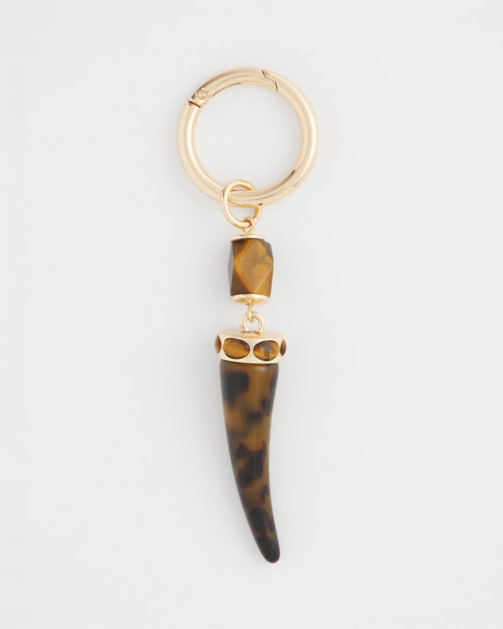 Brown Chico's Originals Tortoise Bag Charm