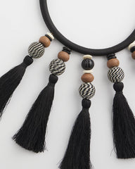 Neutral Chico's Originals Tassel Statement Necklace