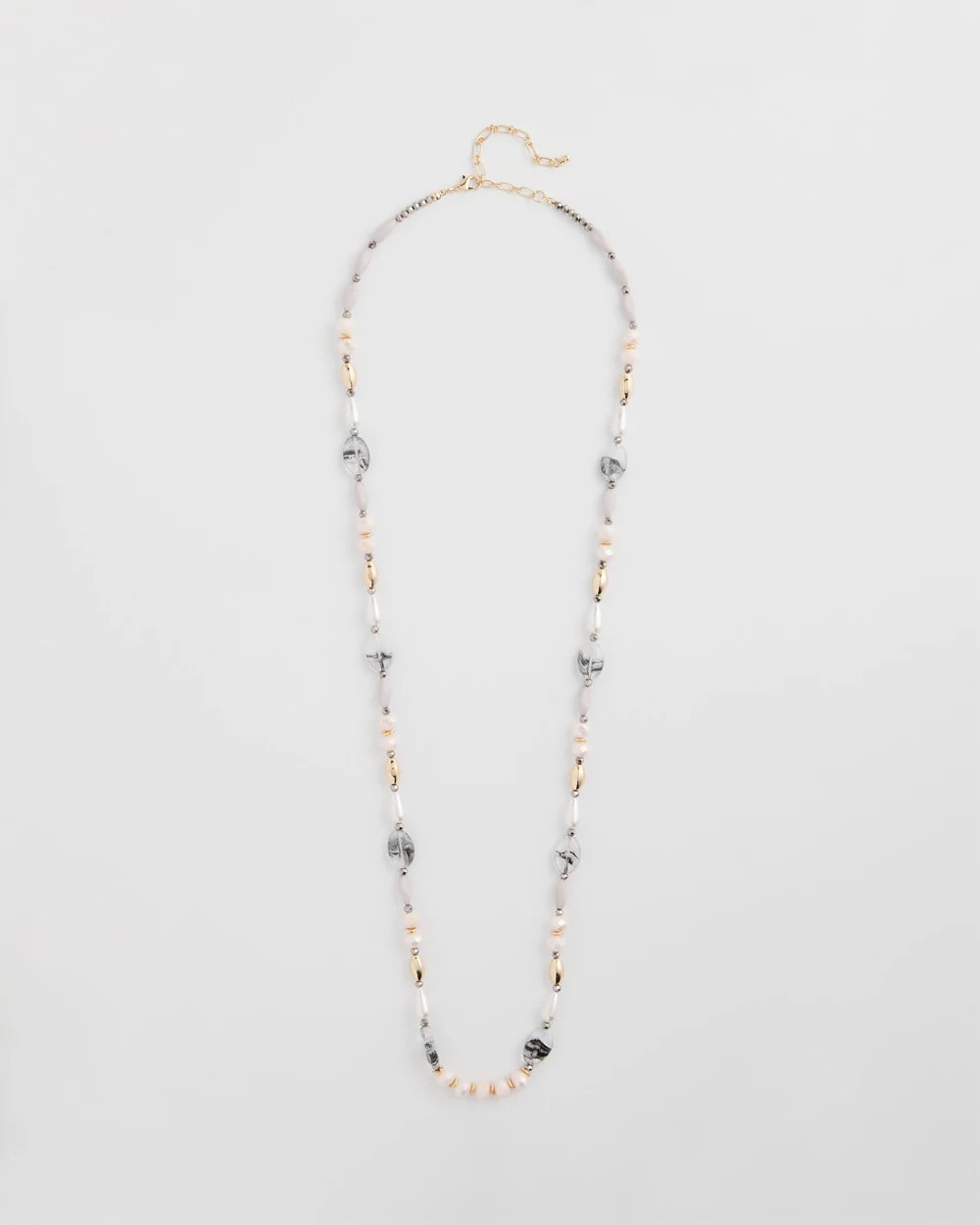 Pink Pink Art Deco Beaded Necklace