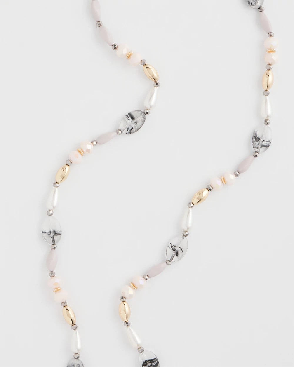 Pink Pink Art Deco Beaded Necklace