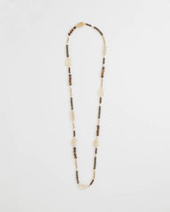 Neutral Tiger's Eye Single-Strand Necklace