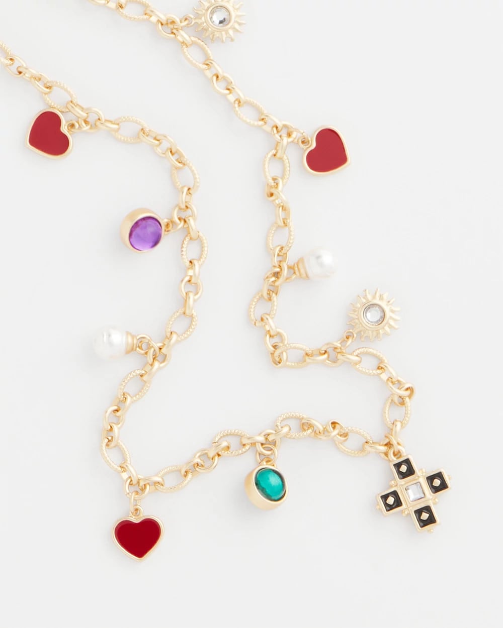 Multi Adjustable Charm Necklace