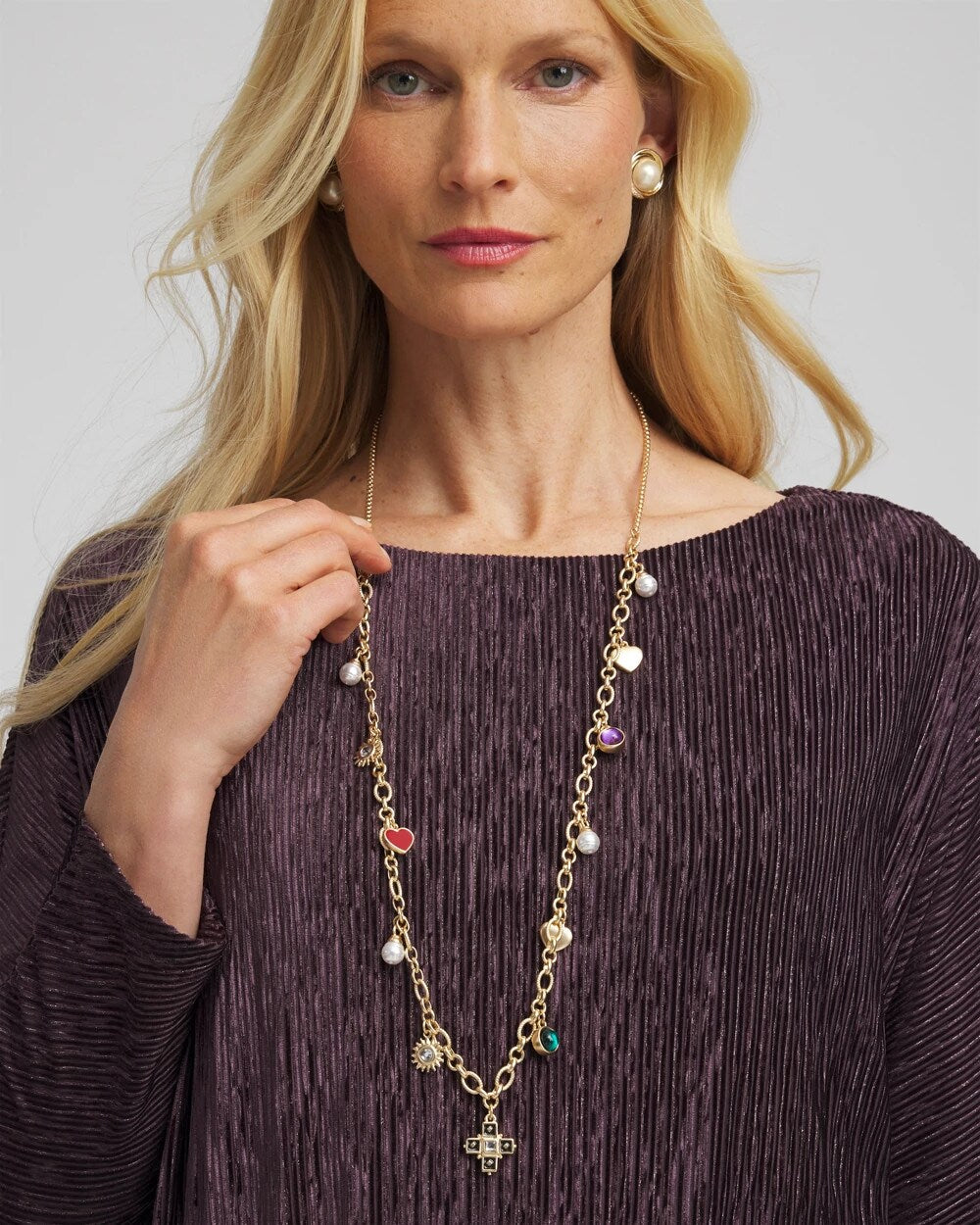 Multi Adjustable Charm Necklace