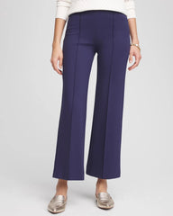 Passport Blue Lightweight Juliet Kick Flare Pants